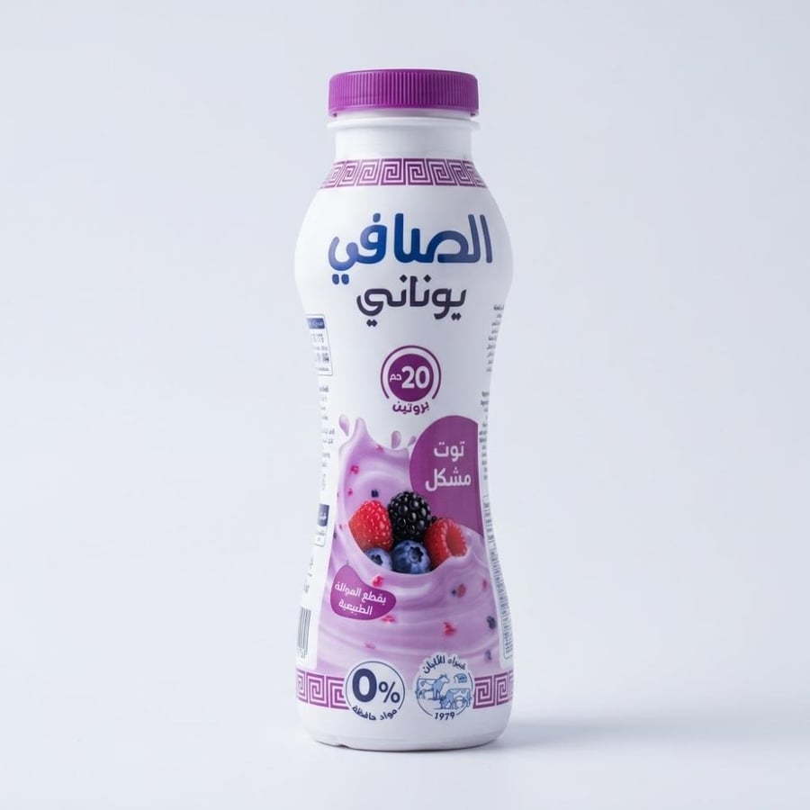لبن يوناني توت مشكل الصافي 280 مل
