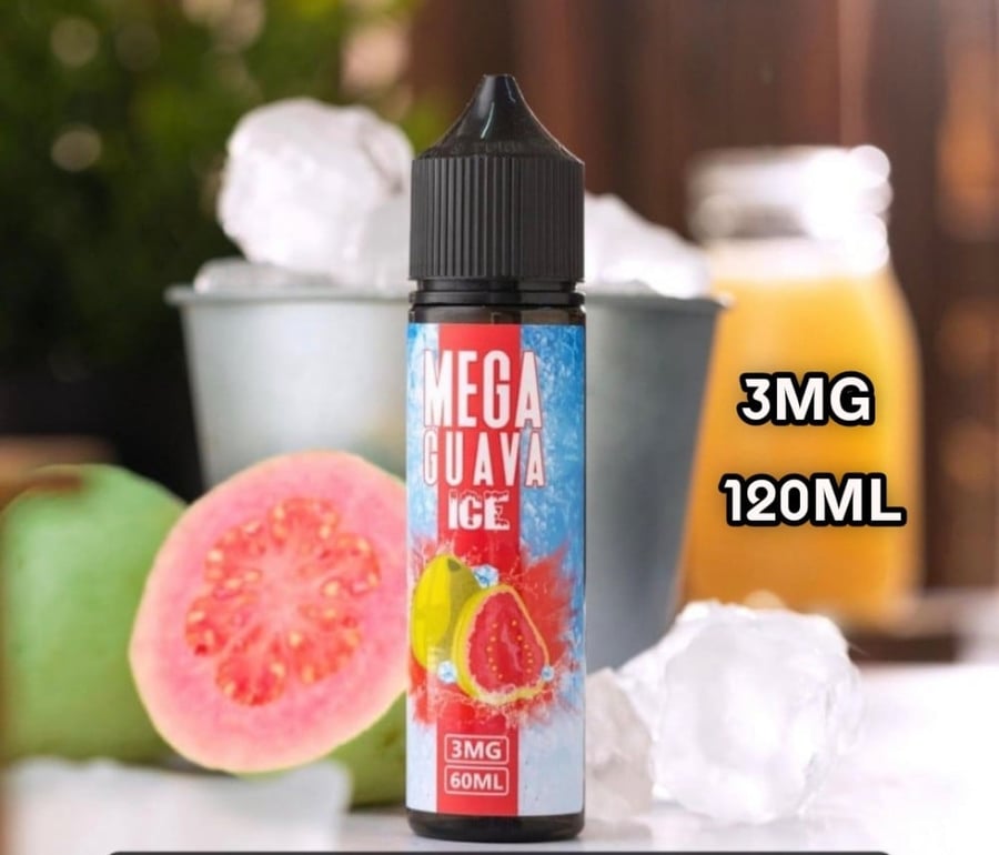 ميجا - ميقا جوافة فيب Mega Guava ice 3MG-120ML