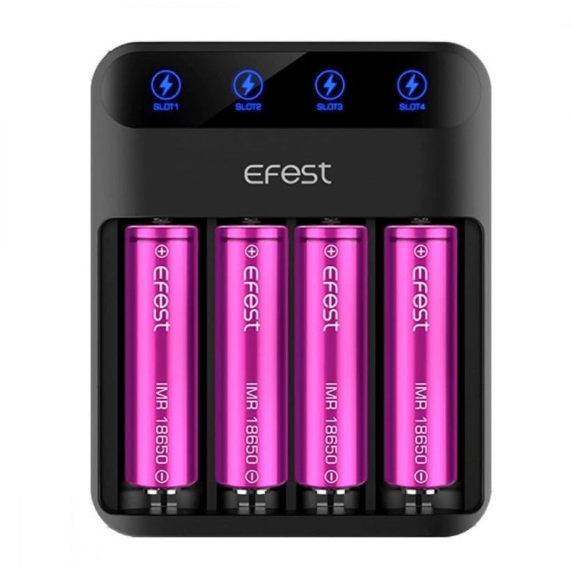 جهاز شاحن بطاريات رباعي من ايفست-Efest Slim K4 Charger