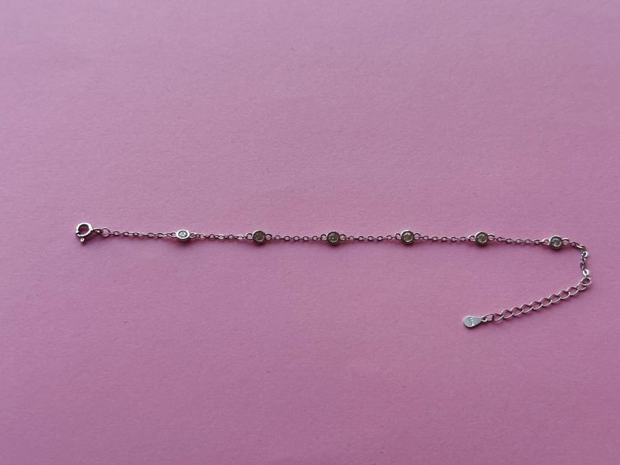 Crystal Circles Bracelet S925