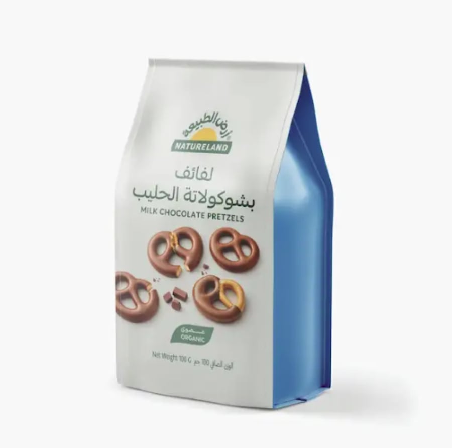 لفائف بشوكلاته الحليب عضوي - 100 جم