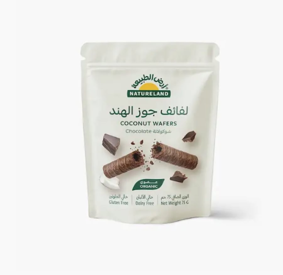 لفائف  جوز الهند شوكلاته عضوي