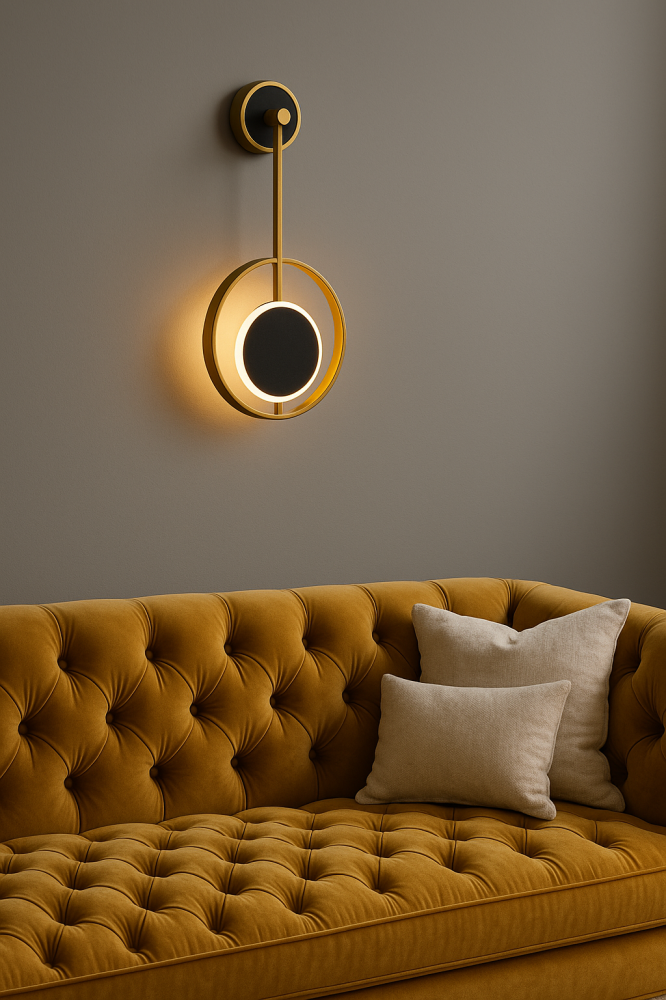 أبليك جداري ليد 5064   تصميم هندسي أنيق بإضاءة عصرية من Idea Light