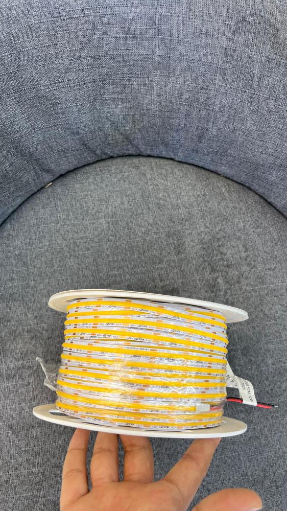 شريط إضاءة  50 متر  COB LED 12V   إضاءة متصلة بدون نقاط | 12W |  | CRI95