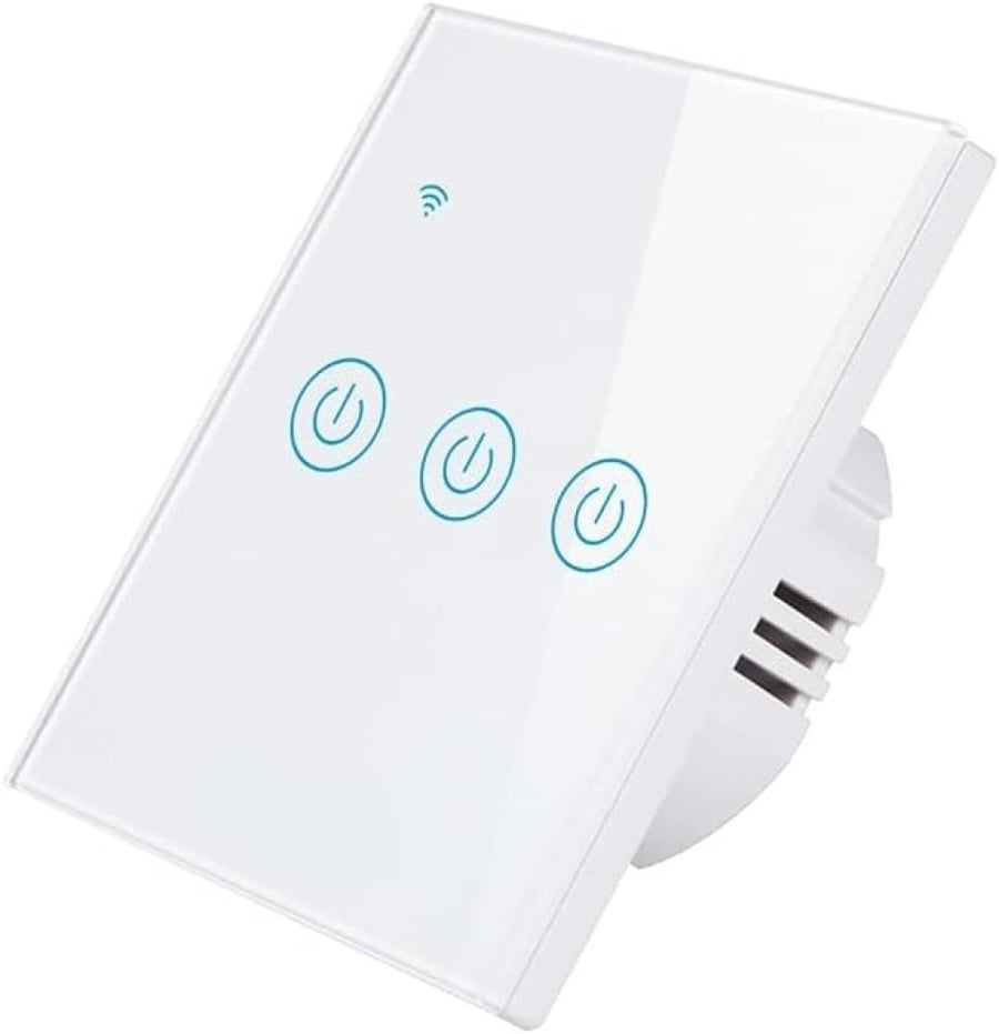 مفتاح ثلاثي سمارت    Wifi  تحكم صوتي  سيري  أليكسا  ويعمل بلمس