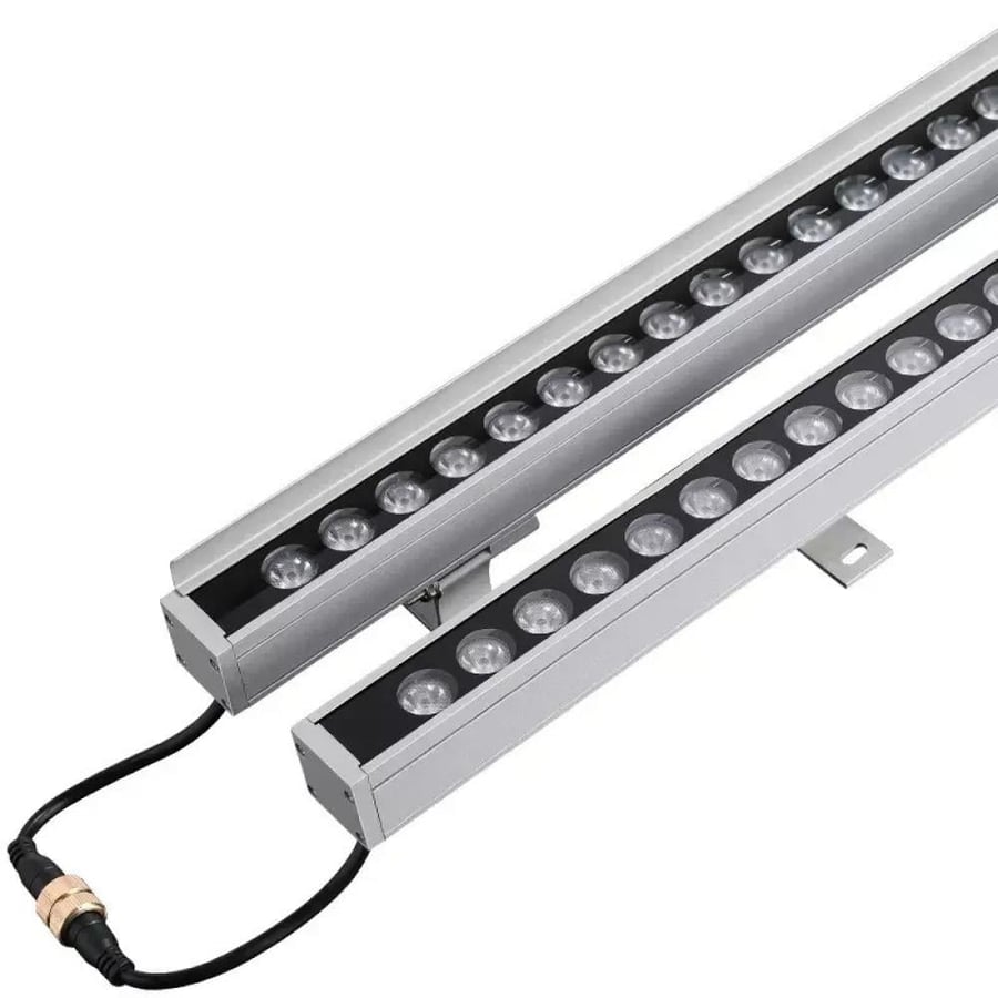 إضاءة أرضية/جدارية خارجية مستطيلة LED من الألومنيوم IP67 ضمان 3 سنوات