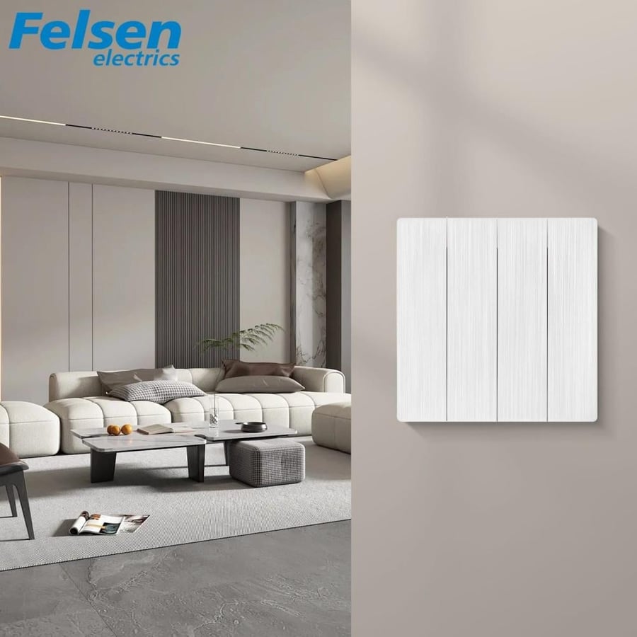مفتاح رباعي بيانو ابيض 16 امبير Felsen ضمان 25 سنة