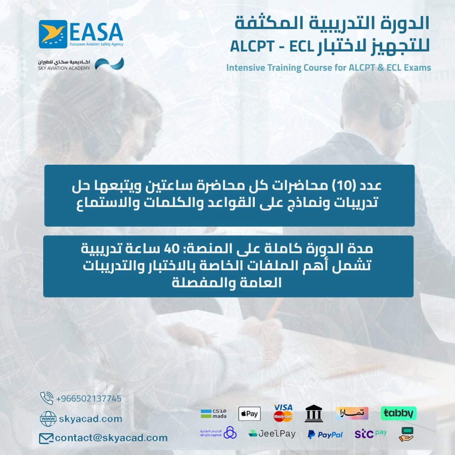 الدورة التدريبية المكثفة للتجهيز لاختبار ALCPT - ECL
