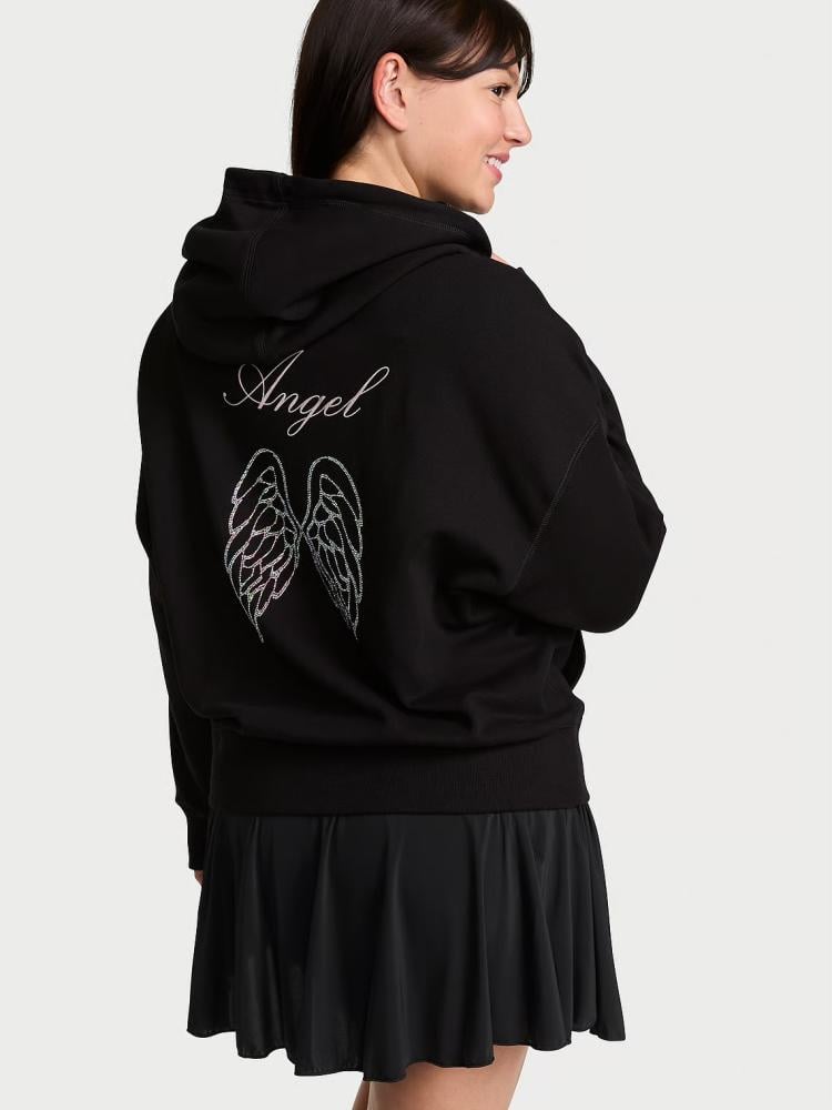 VICTORIA'S SECRET Iconic Fleece Full-Zip Hoodie