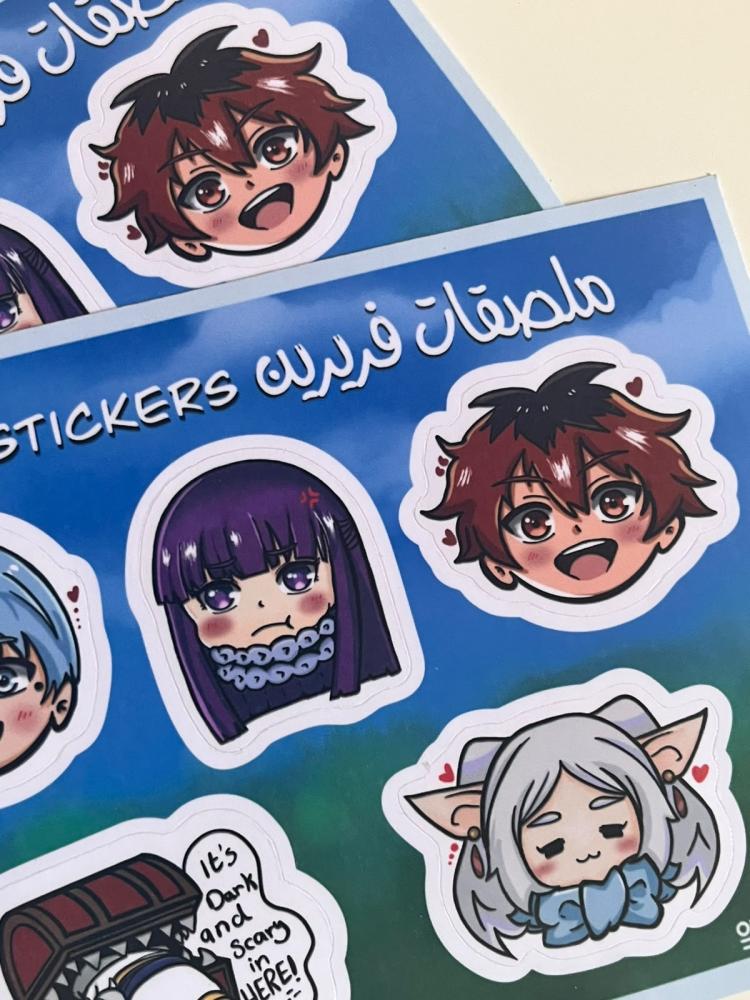 ملصقات انمي فريرين