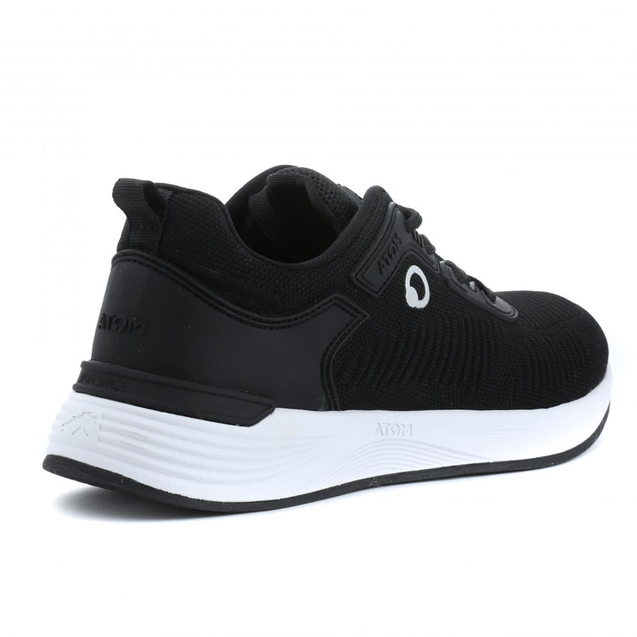 Fluches textured black high top sneakers