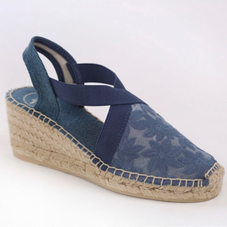 Beige Blue Terra F Sandals