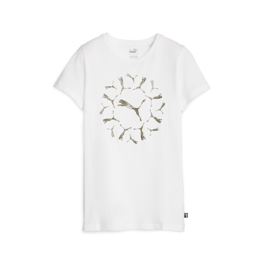 ESS+ Graphic Tee PUMA White