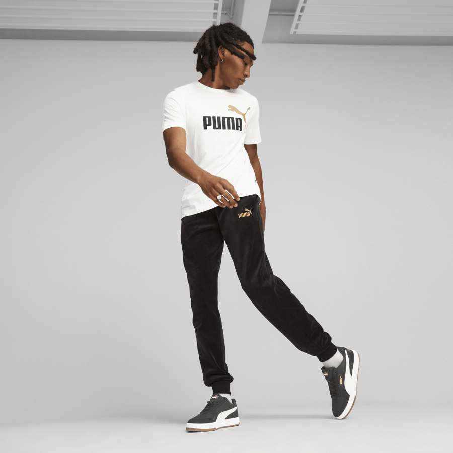 ESS+ 2 Col Logo Tee PUMA White-Toasted