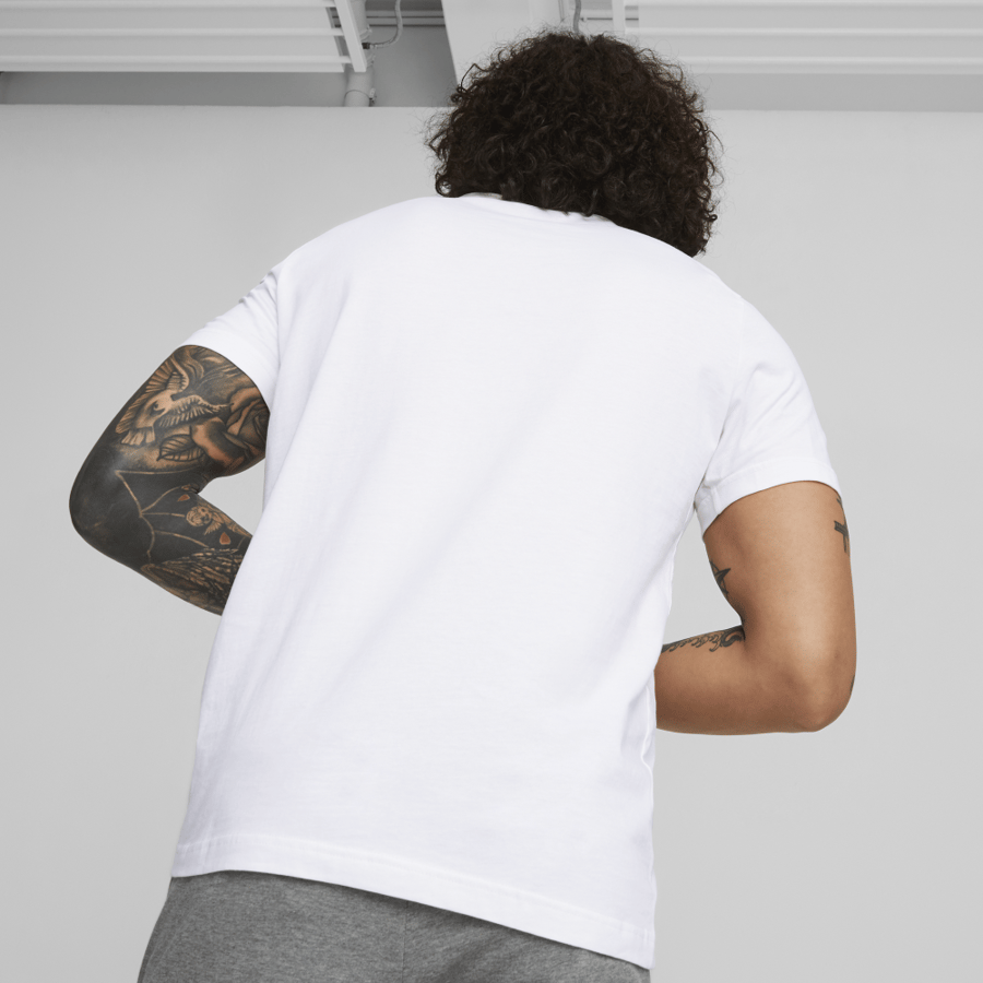 ESS Logo Tee Puma White