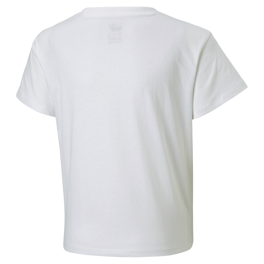 ESS+ Logo Knotted Tee G Puma White