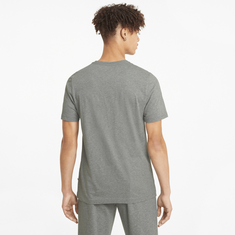 ESS Small Logo Tee Medium Gray Heather-M