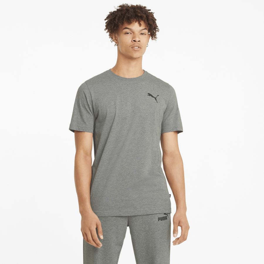 ESS Small Logo Tee Medium Gray Heather-M