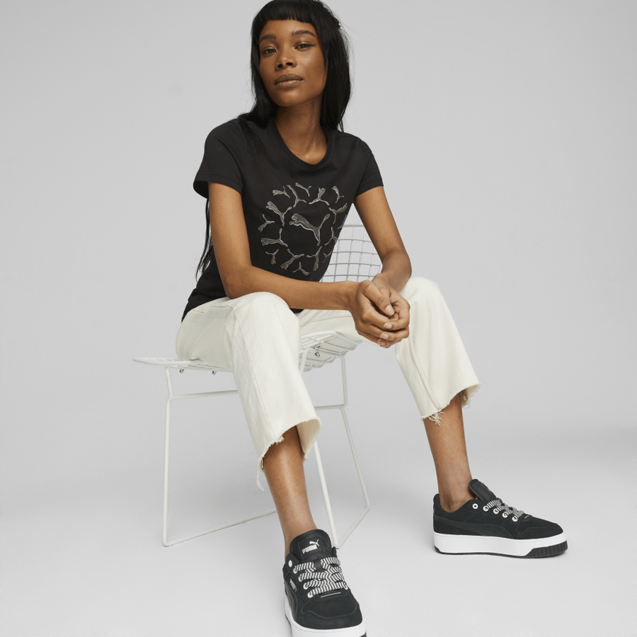 ESS+ Graphic Tee PUMA Black