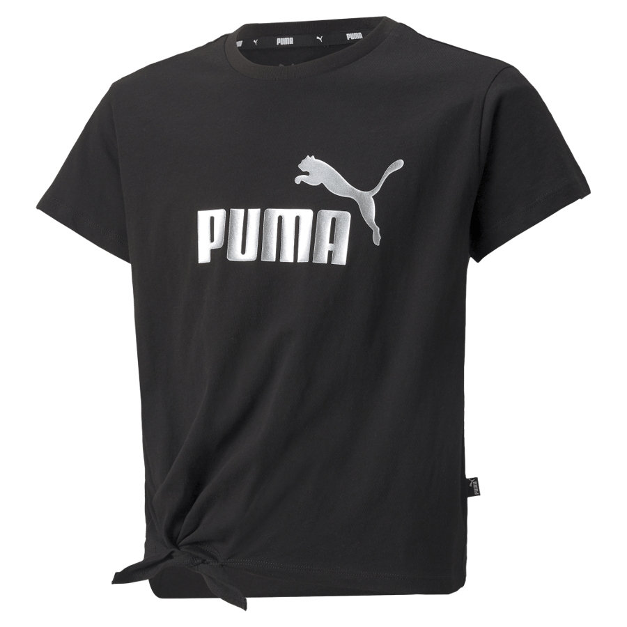 ESS+ Logo Knotted Tee G Puma Black