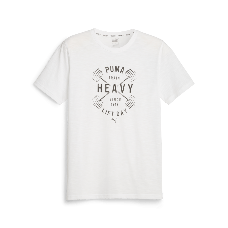 MEN S GRAPHIC TEE EMBLEM PUMA White-Q3 G
