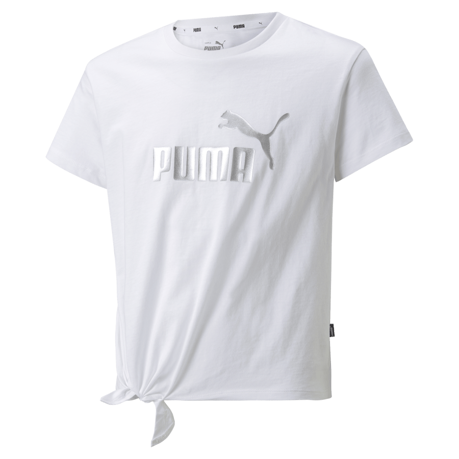 ESS+ Logo Knotted Tee G Puma White