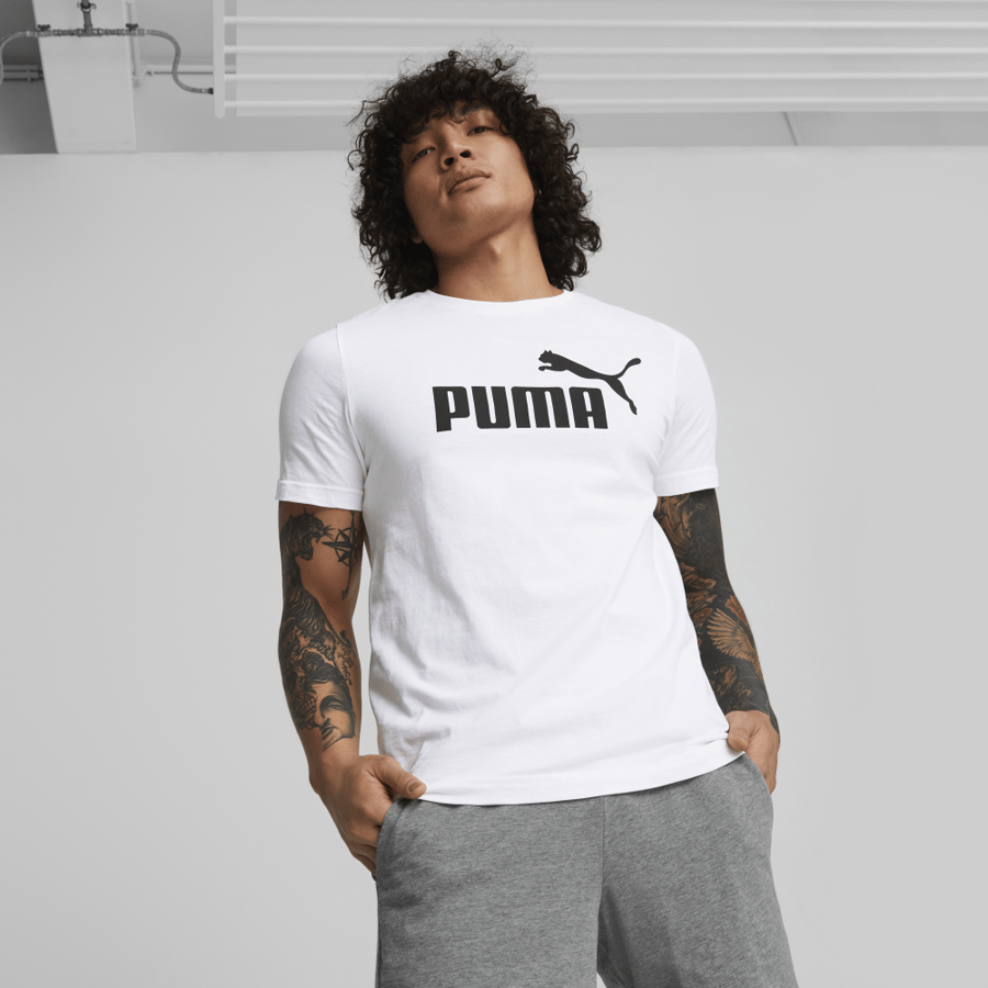 ESS Logo Tee Puma White