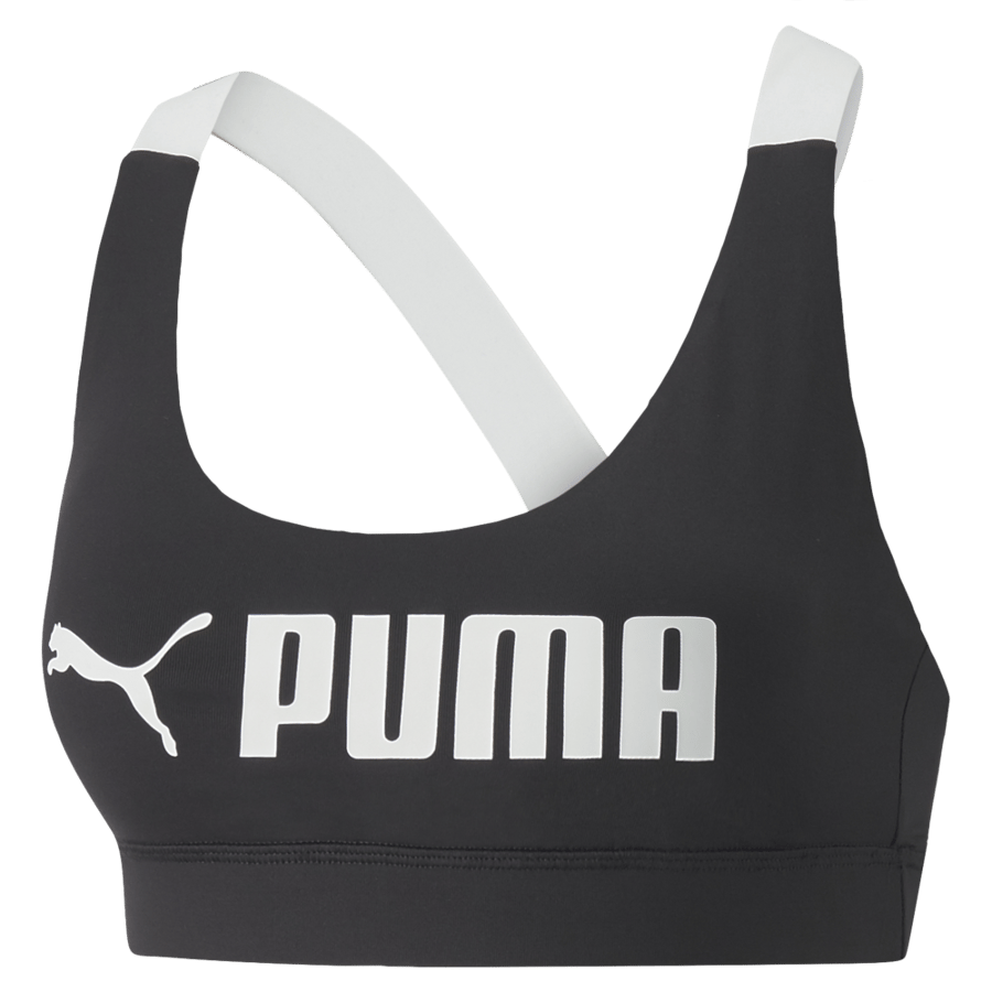 Mid Impact Puma Fit Bra Puma Black