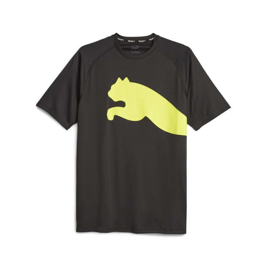 Train All Day Big CAT Tee PUMA Black-Yel