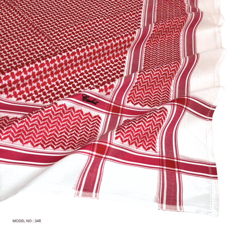شماغ كاربت أحمر غامق M34