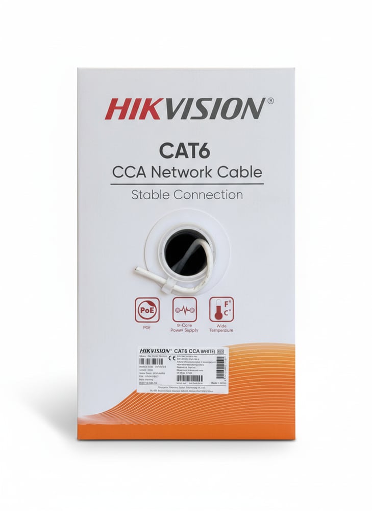 HIKVISION CAT 6 CABLE 305m ROLL لفة سلك