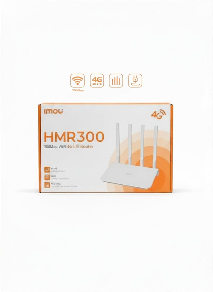 راوتر IMOU HMR300 4G LTE لاسلكي 300Mbps شريحة SIM