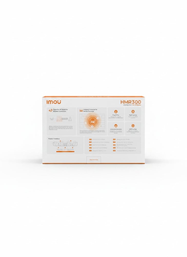 راوتر IMOU HMR300 4G LTE لاسلكي 300Mbps شريحة SIM