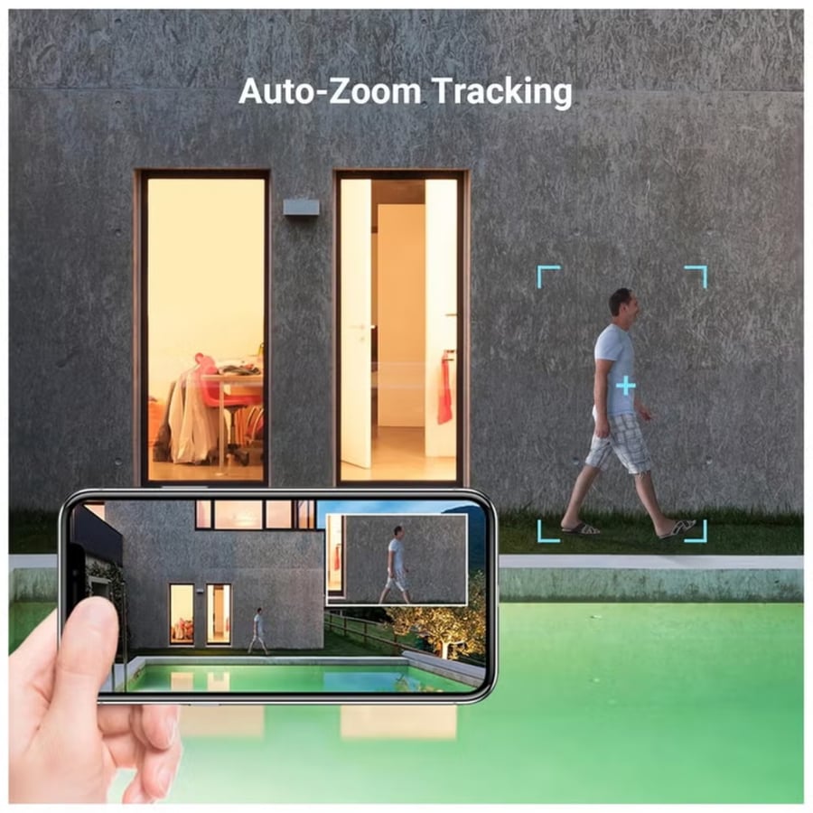 ezviz h80x كاميرا خارجية ذكية ثنائية العدسة بتقنية الواي فاي بدقة 8mp 4k بكسل