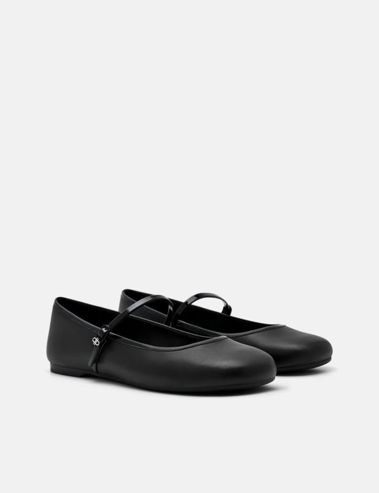 Mary Jane flat leather shoe from Claude - Pedro brand