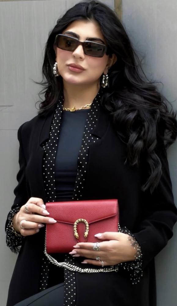Abaya blazer with polka dot lining and plain or polka dot headscarf