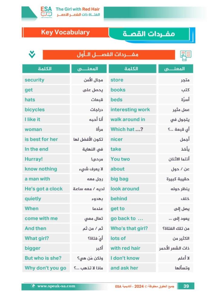 الفتاة ذات الشعر الأحمر - The Girl  with Red Hair (PDF)