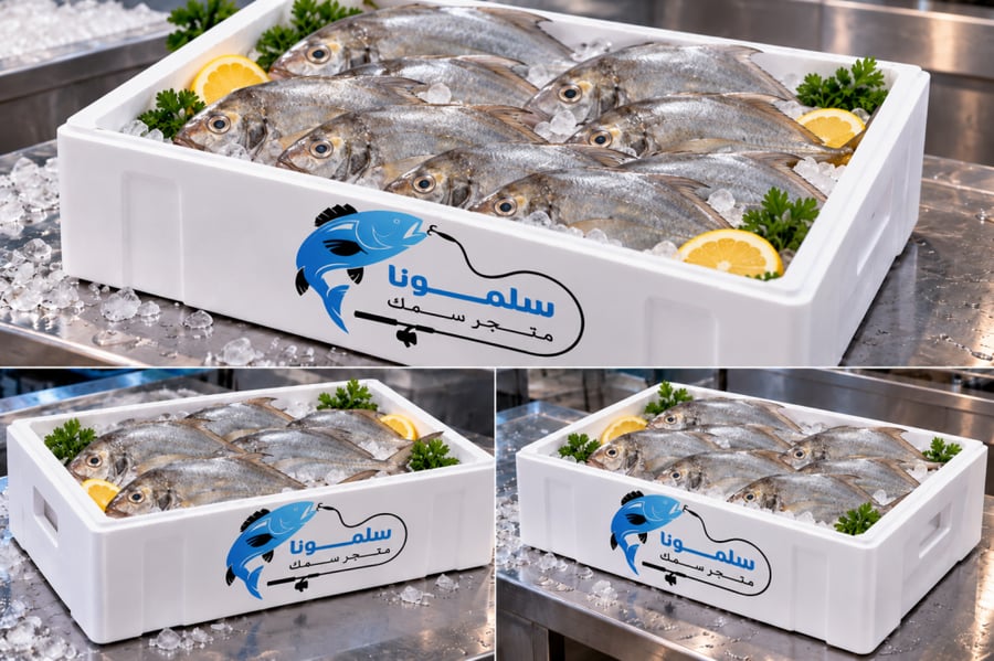 Fresh whiting fish