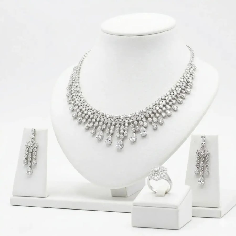 طقم فضة عيار 925