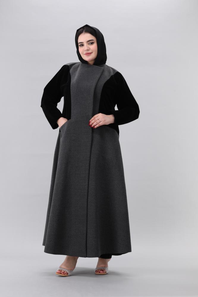 عباية جوخ رمادي