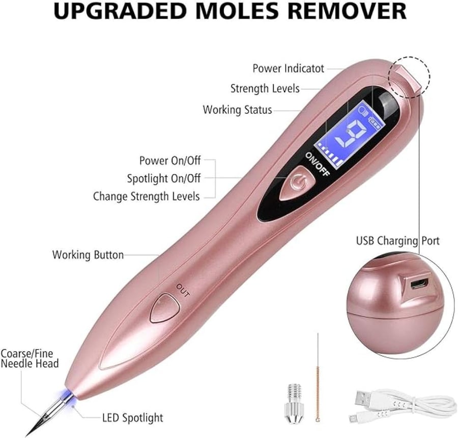 Laser pen machine for removing dark spots