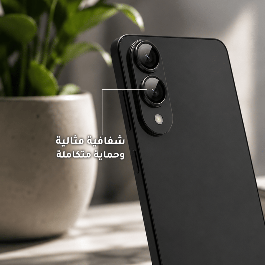 عدسة حماية كاميرا ملونة سامسونج اس 25 ايدج اسود