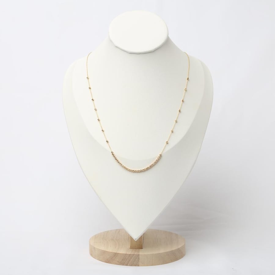 Pure 21-karat gold necklace, weight 3.75