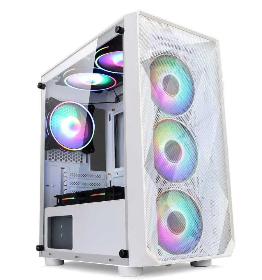 كيس بي سي  power train mid tower / 4 fans