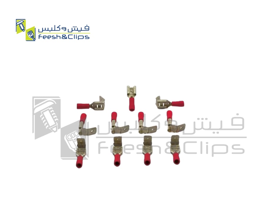 كلبس راس سلك ذكر معكوف 3.8 ملي  FM608