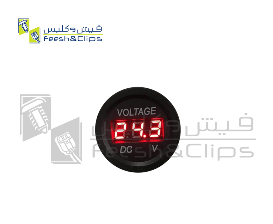 قاري فولت بطارية دائري اضاءة احمر تايوان 1118S-V010A-R