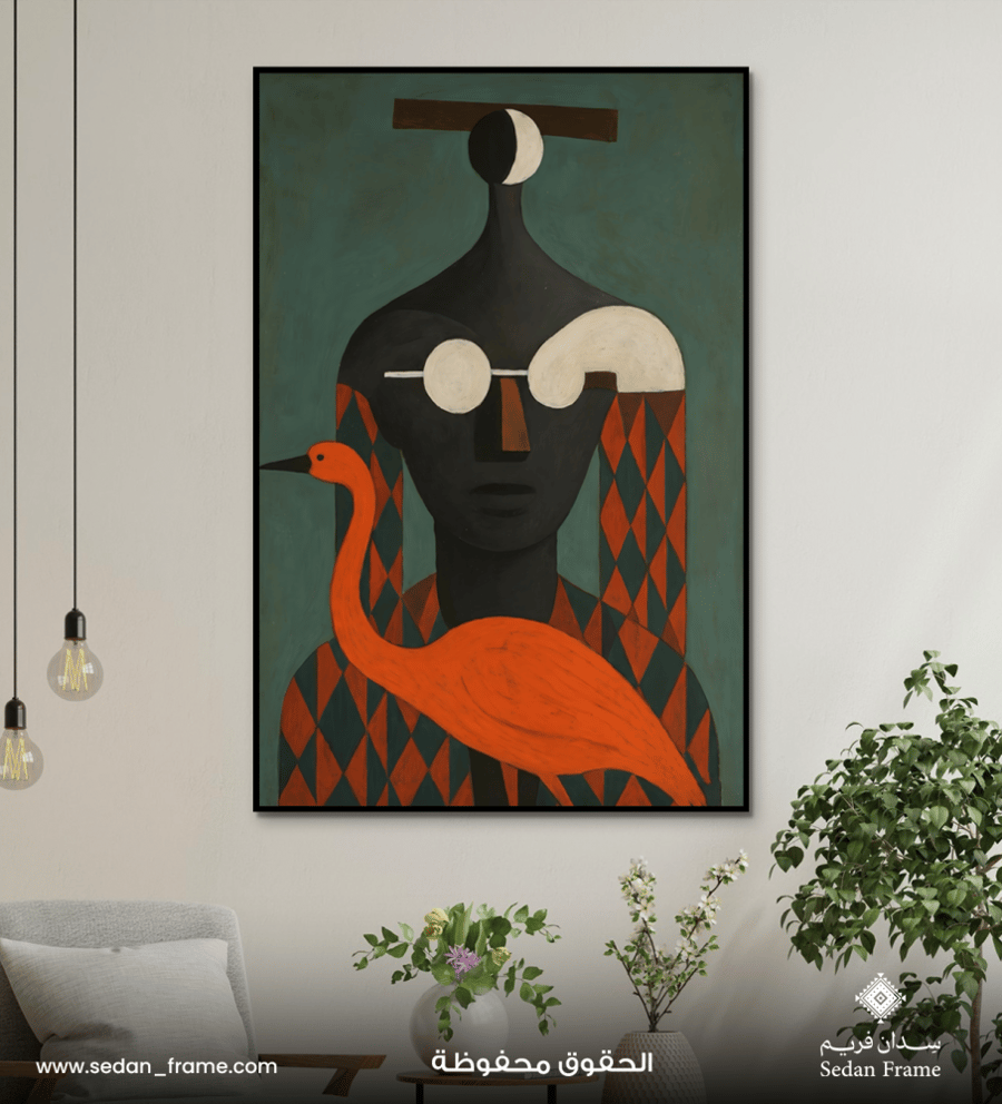 Wall art - the mysterious bird