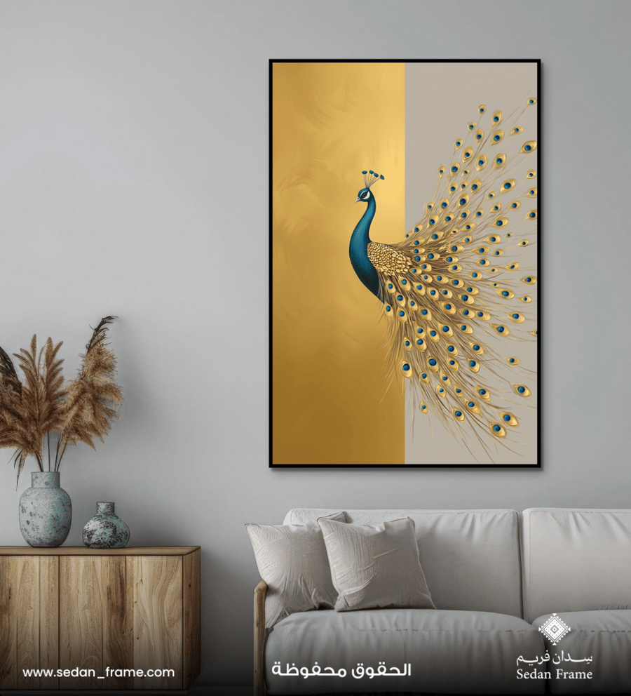 Wall panel - the royal peacock
