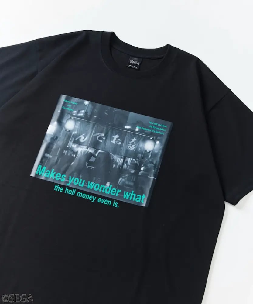 تيشيرت غورو ماجيما – ياكوزا 0 (أسود) | Goro Majima T-shirt – Yakuza 0 (Black)