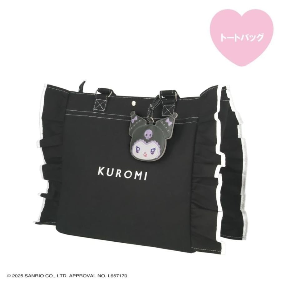 شوبيدو X سانريو حقيبة توت باق ماي ميلودي وكورومي اصدار انجل اند ديفل | My Melody & Kuromi Angel and Devil Series Tote Bag